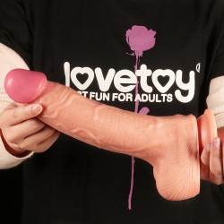 LoveToy Nature Cock Gode réaliste Uppy King Size Nature Cock 19 x 5cm